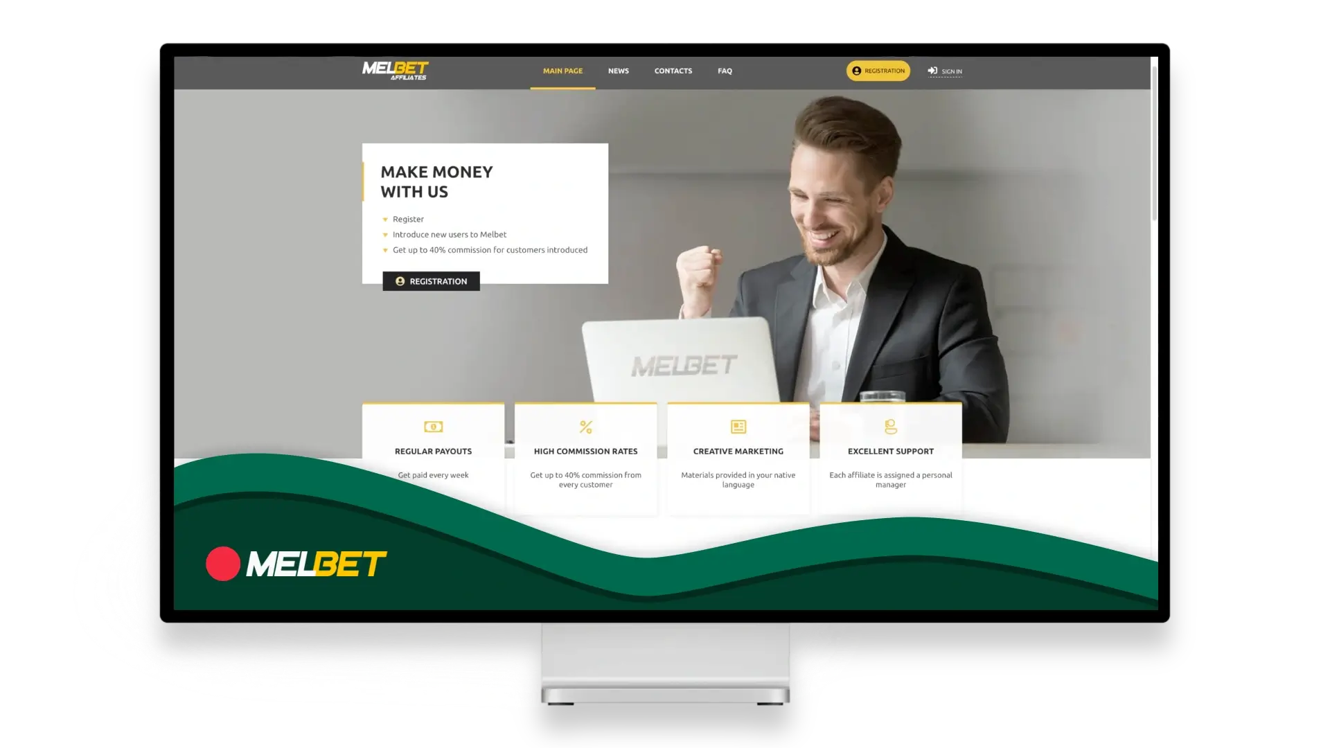 Melbet affiliate program allows you to earn without gambling
