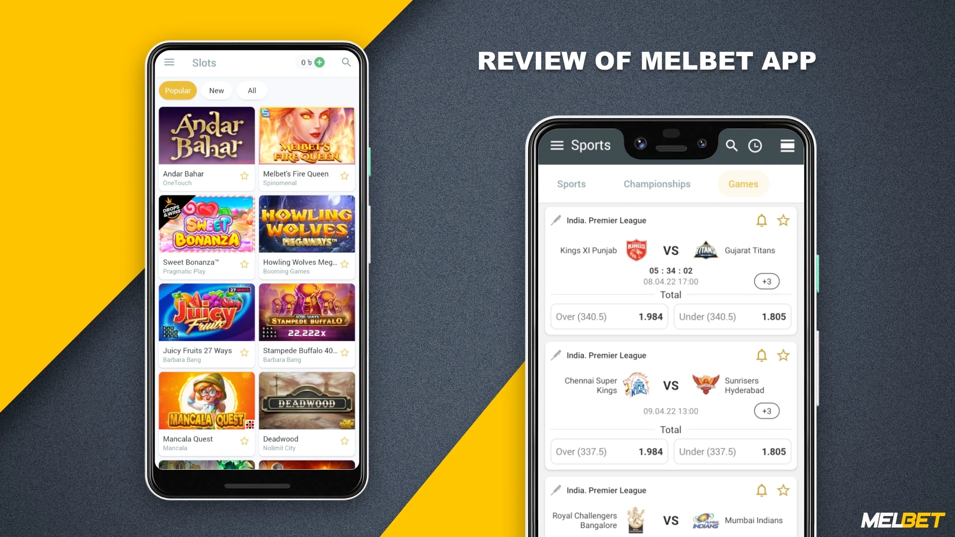 Review of the Melbet mobile app for casino and sports betting